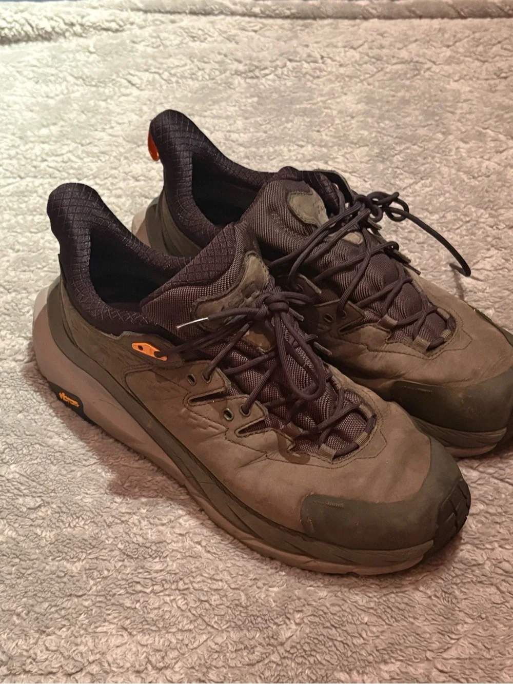 Hoka Kaha 2 Goretex low Men's Olive Green and Black Trail Rain & Snow Boots